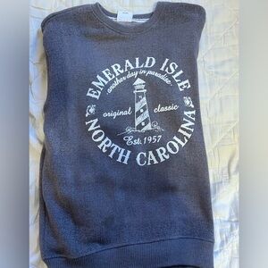 Emerald Isle North Carolina crewneck (S/M)